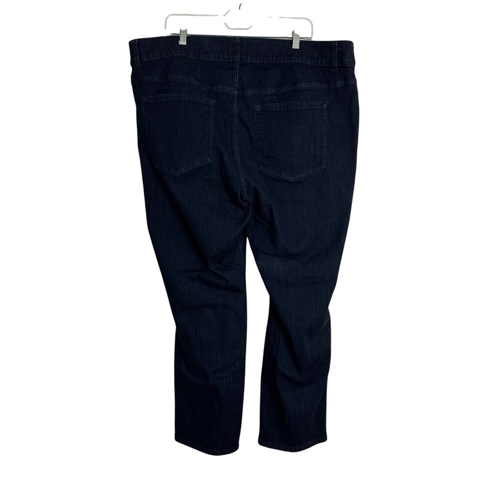 Venezia Lane Bryant Jeans Womens 26 Dark Wash Bootcut Stretch Comfort Waist - Picture 3 of 4